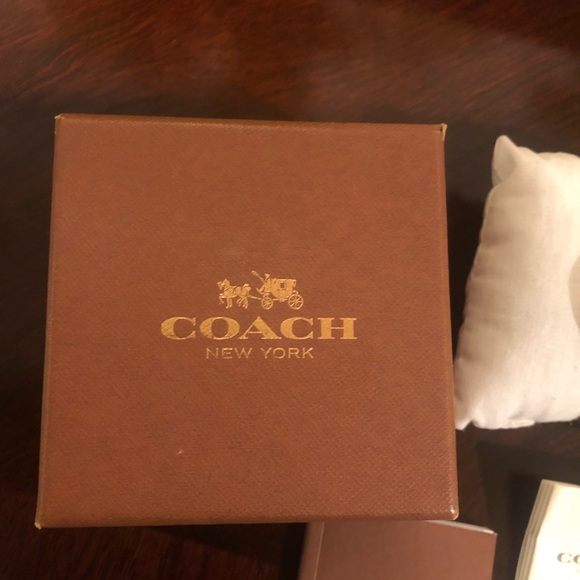 Golden Diamond Dial Coach Women’s Watch - Picture 5 of 5